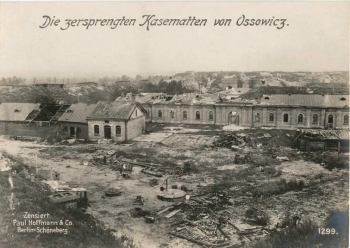 dziedziniec północny, rok 1915 po ewakuacji