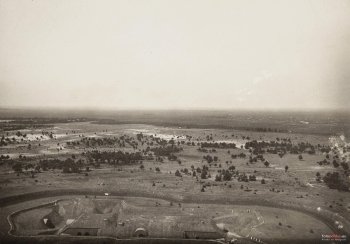 Widok z balonu na Fort IV