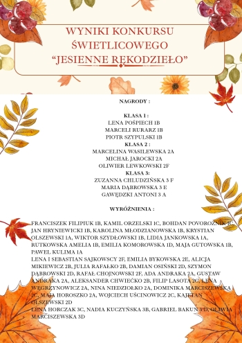 Beige and Orange Autumn Important Announcement Poster