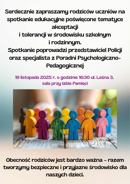 ZAPRASZAMY WSZYSTKICH RODZICÓW!