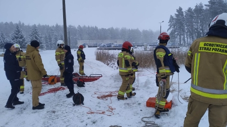 Pokaz akcji ratowniczej.