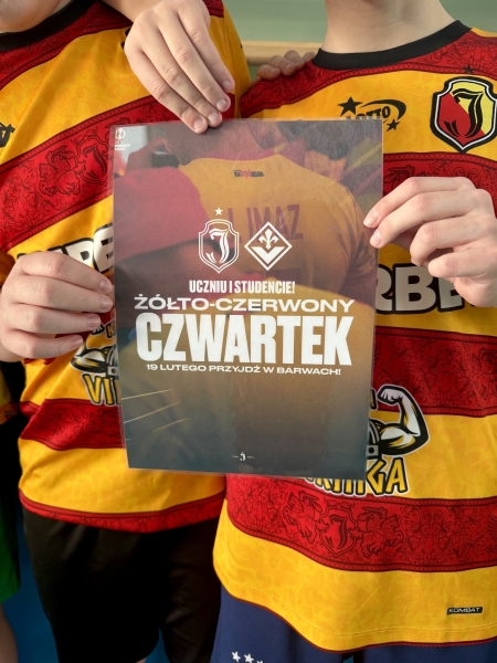 Żółto-Czerwony Czwartek w naszej szkole