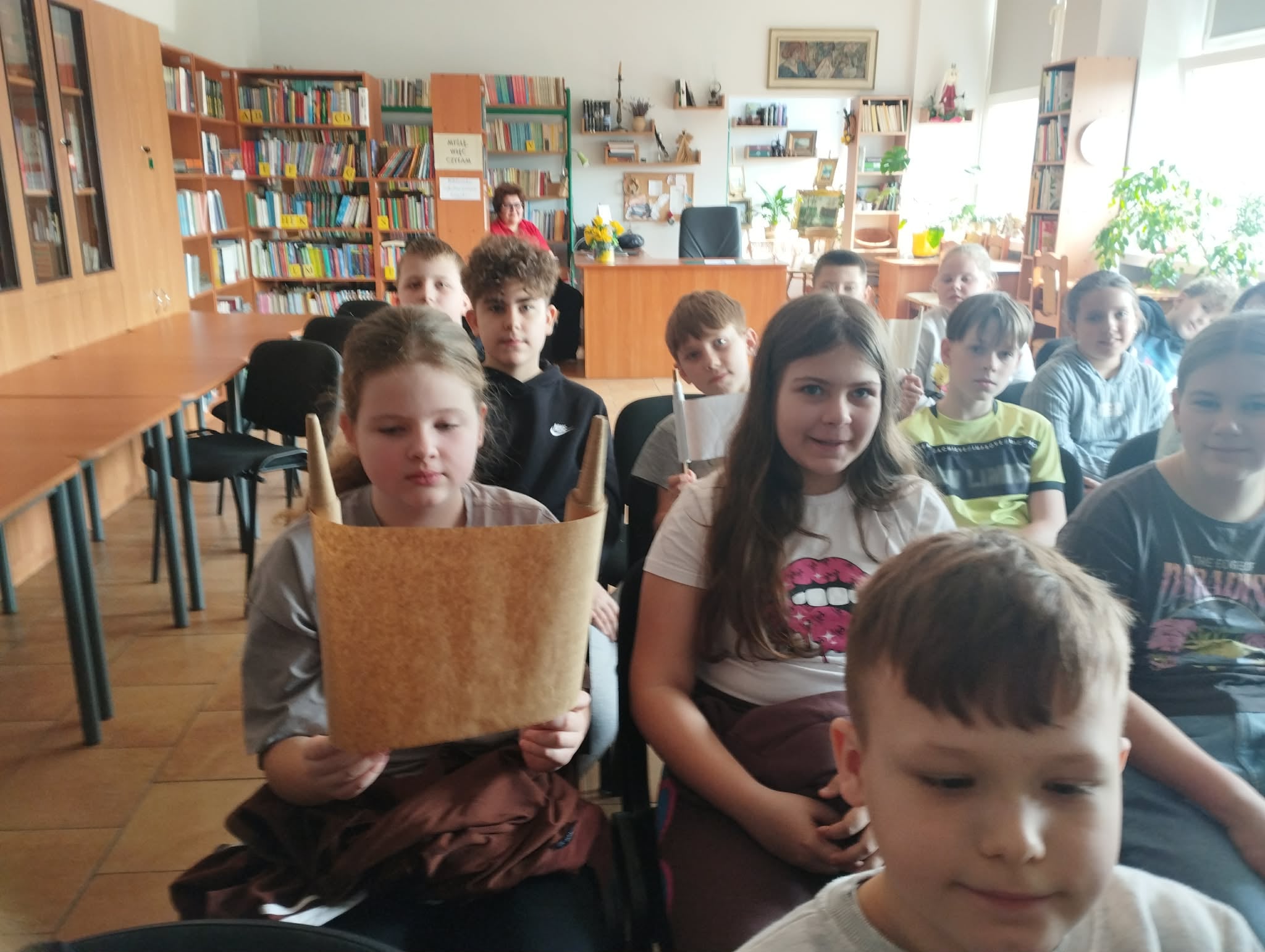 Zajęcia czytelnicze – „Od tabliczki glinianej do e-booka”