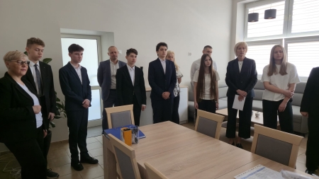 Egzamin ósmoklasisty w naszej szkole.