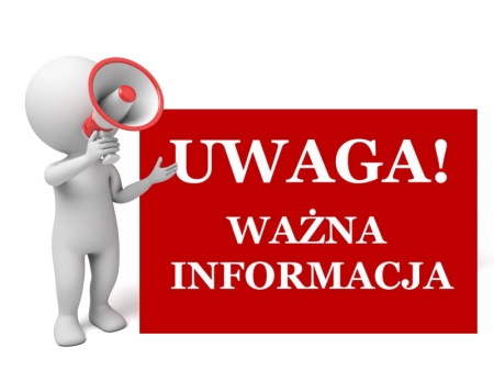 Uwaga! Pilna informacja!